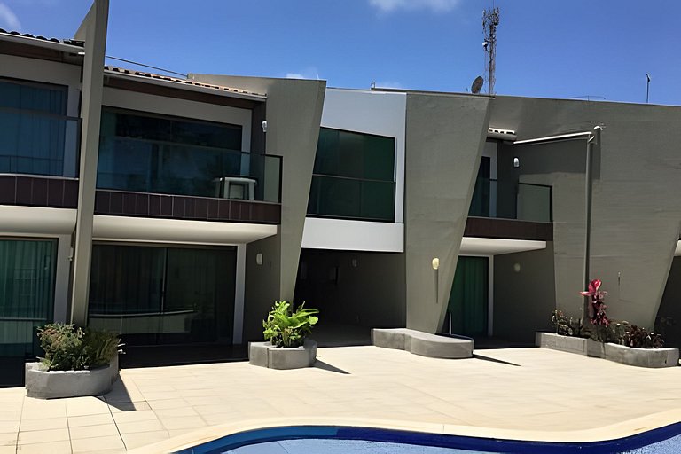 LC Casas de Praia - Flat Aquazul perto praia