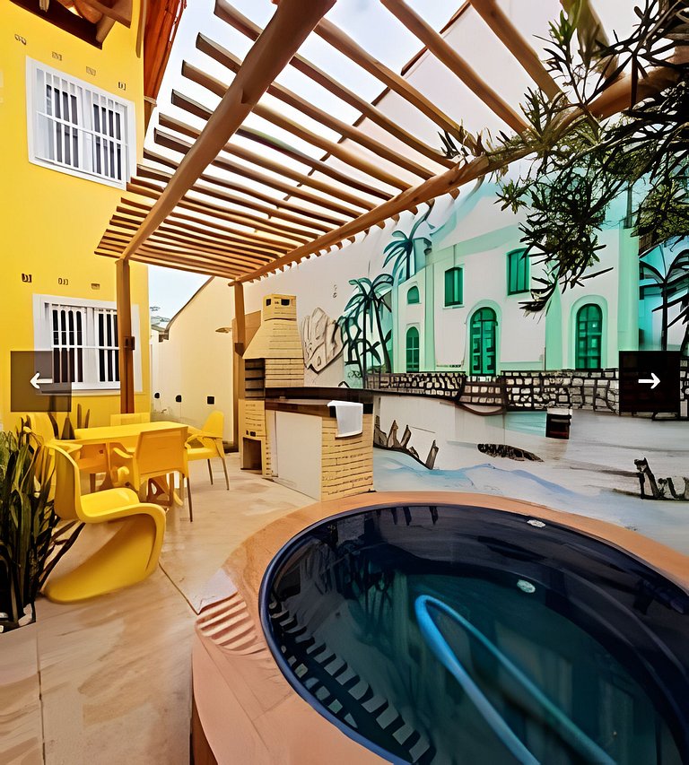 Casa Amarelinha 180m da praia