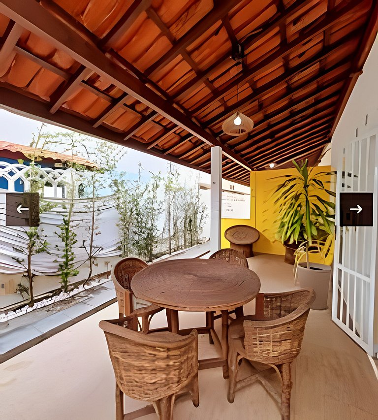 Casa Amarelinha 180m da praia
