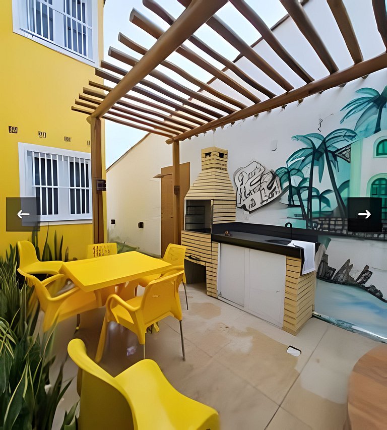 Casa Amarelinha 180m da praia