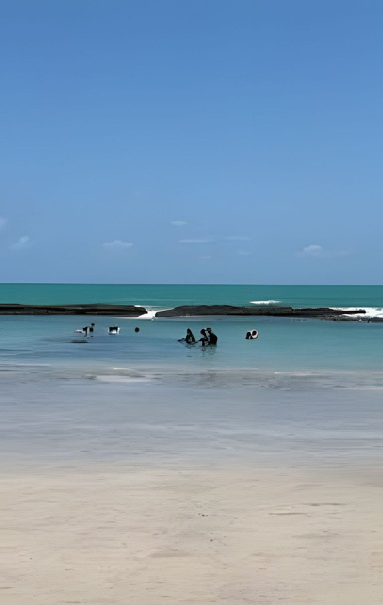 Casa Amarelinha 180m da praia
