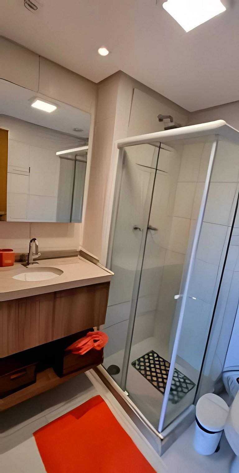 Flat pé na areia em Muro Alto