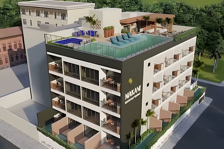 Flat Makani paraíso Tamandare