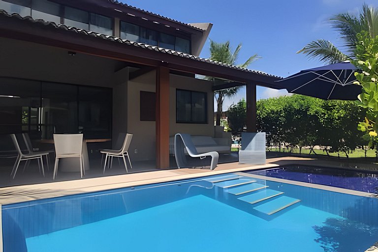 Bangalô Muro Alto pé na areia