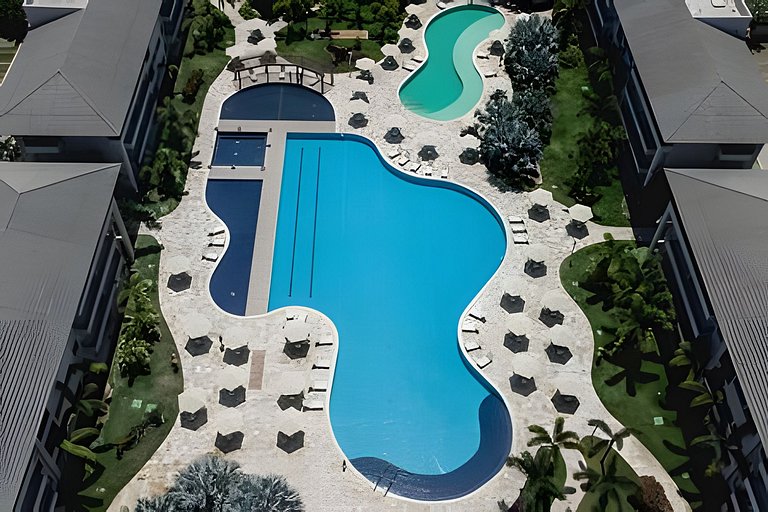 LC Casas de Praia Bangalô com piscina privativa