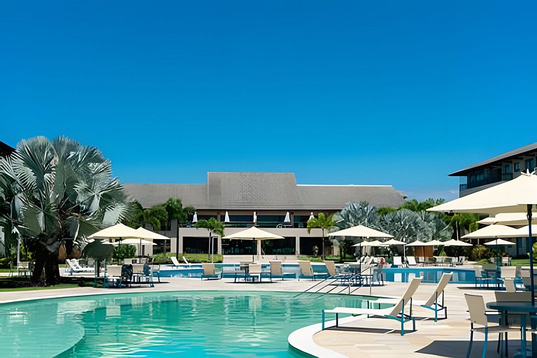 LC Casas de Praia Bangalô com piscina privativa