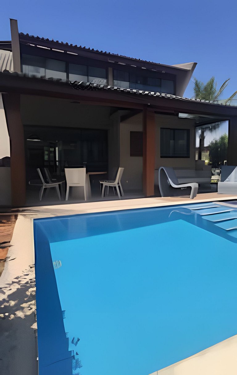 LC Casas de Praia Bangalô com piscina privativa