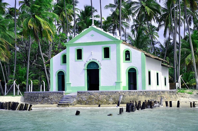 Casa Amarelinha 180m da praia