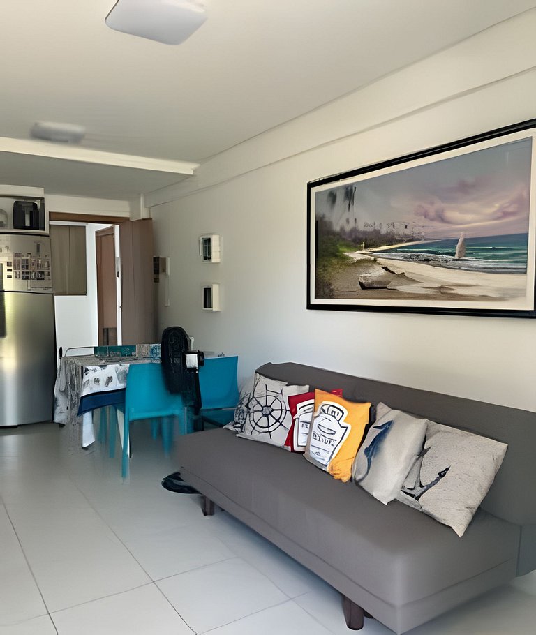 Apto deck Privativo e Churrasqueira em Muro Alto