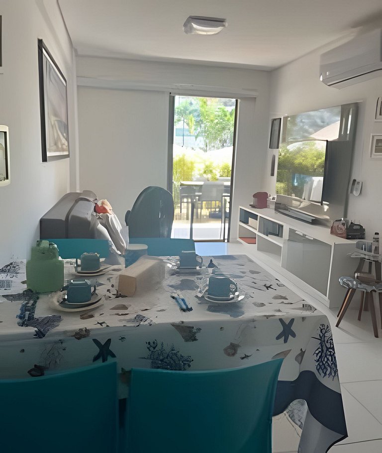 Apto deck Privativo e Churrasqueira em Muro Alto