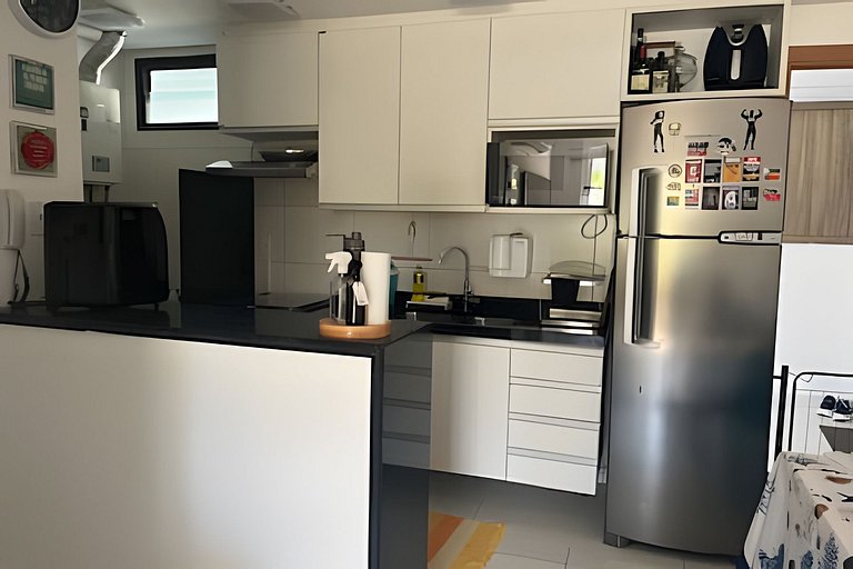 Apto deck Privativo e Churrasqueira em Muro Alto