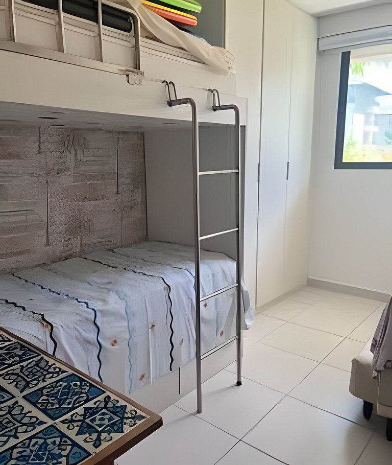 Apto deck Privativo e Churrasqueira em Muro Alto