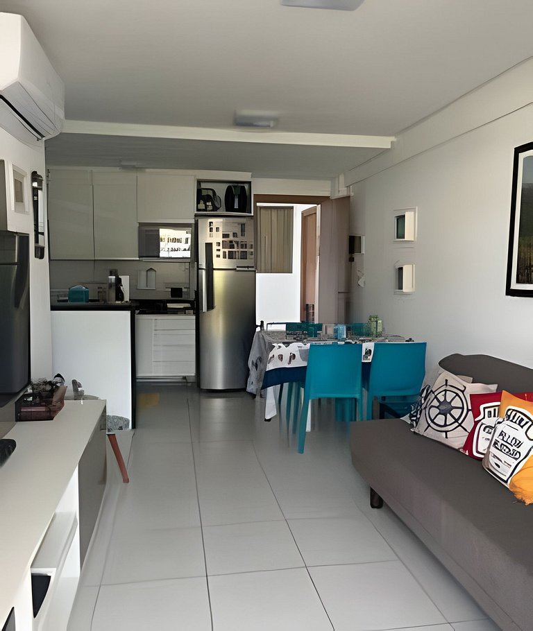 Apto deck Privativo e Churrasqueira em Muro Alto