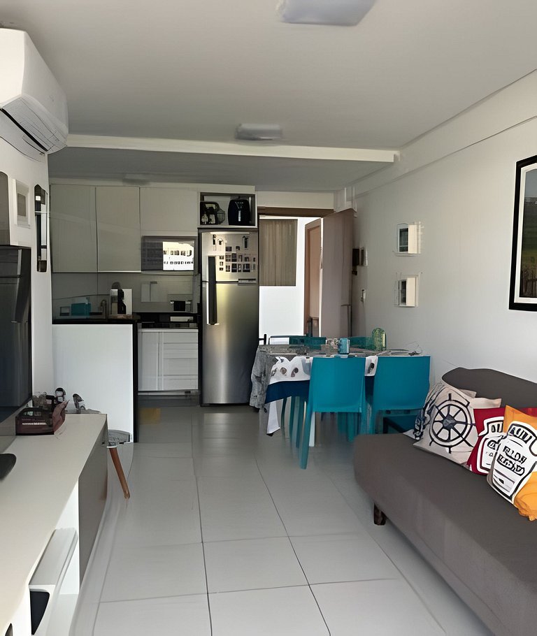 Apto deck Privativo e Churrasqueira em Muro Alto