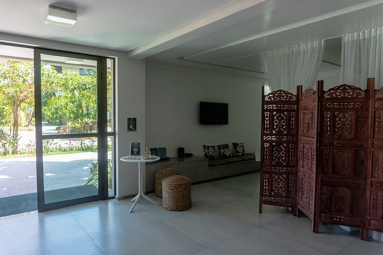 Apto deck Privativo e Churrasqueira em Muro Alto