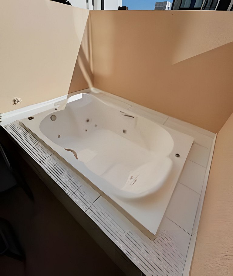Flat em Porto de Galinhas com jacuzzi privativa