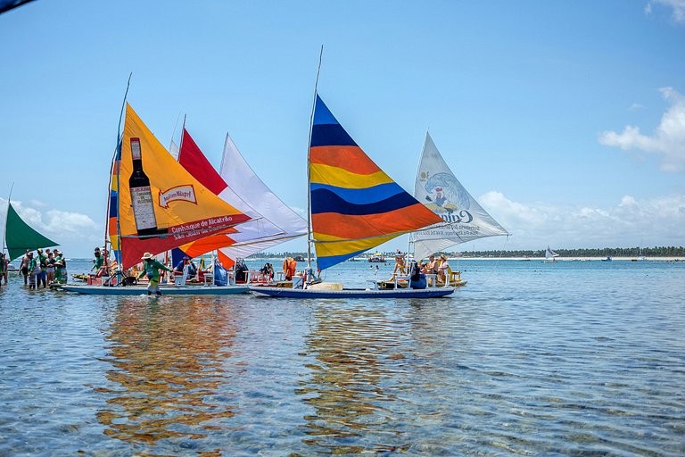Flat em Porto de Galinhas com jacuzzi privativa