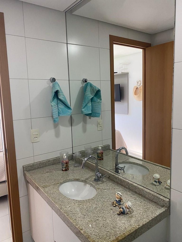 Apto deck Privativo e Churrasqueira em Muro Alto