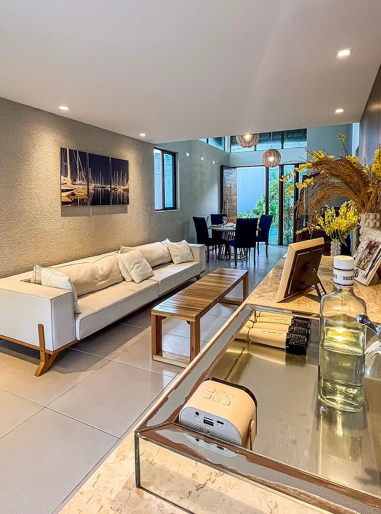 LC Casas de Praia Bangalô com piscina privativa