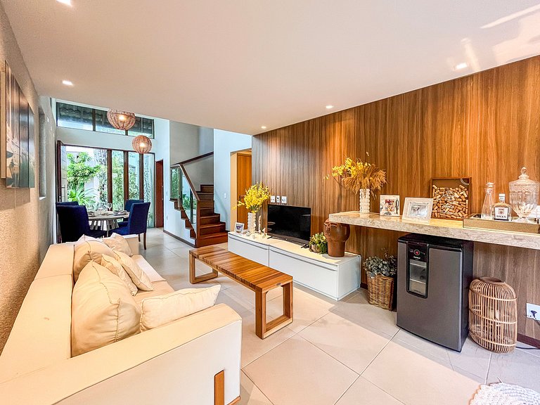 LC Casas de Praia Bangalô com piscina privativa