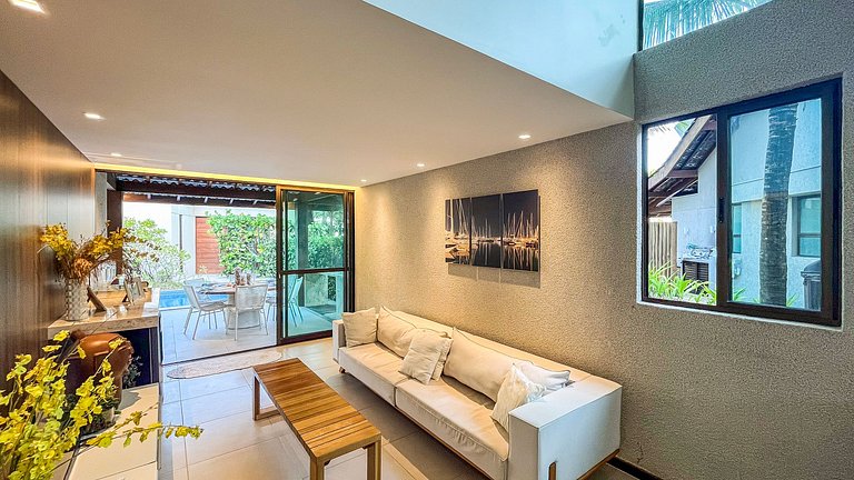 LC Casas de Praia Bangalô com piscina privativa