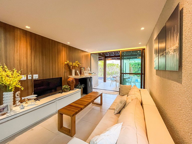 LC Casas de Praia Bangalô com piscina privativa