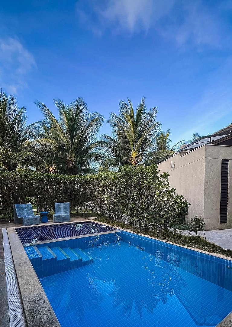 LC Casas de Praia Bangalô com piscina privativa