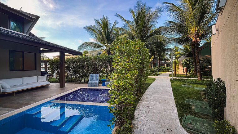 LC Casas de Praia Bangalô com piscina privativa