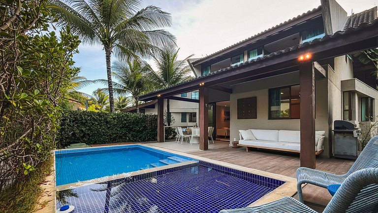 LC Casas de Praia Bangalô com piscina privativa