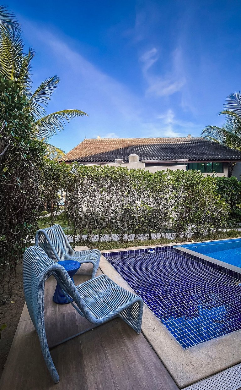 LC Casas de Praia Bangalô com piscina privativa