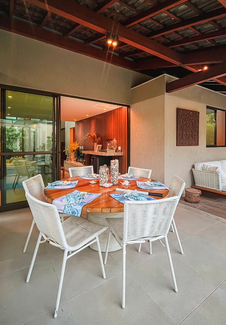 LC Casas de Praia Bangalô com piscina privativa