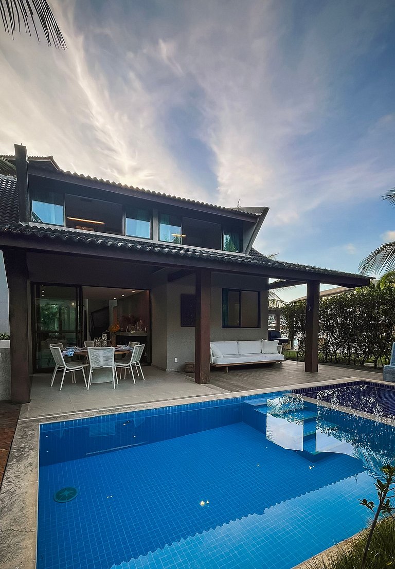 LC Casas de Praia Bangalô com piscina privativa