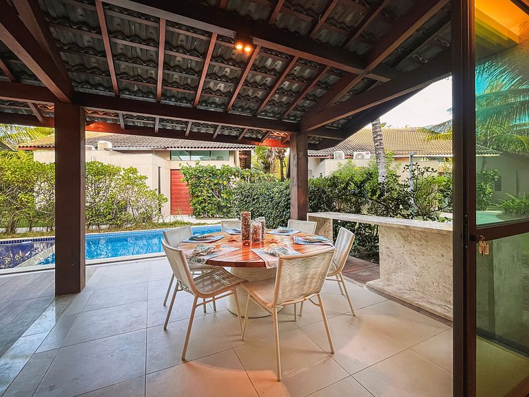 LC Casas de Praia Bangalô com piscina privativa