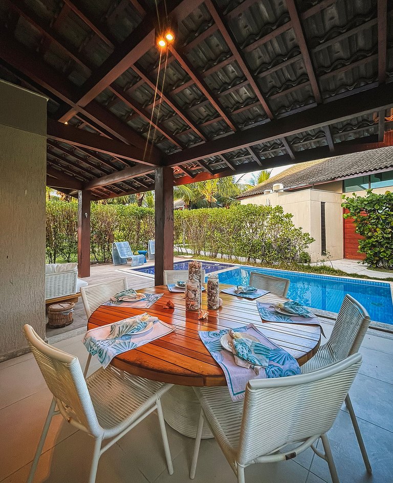 LC Casas de Praia Bangalô com piscina privativa