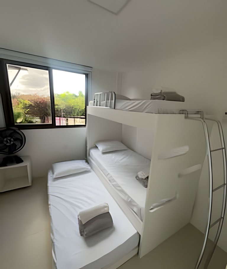 Paraíso em Muro Alto Oka Beach Residence - Flat