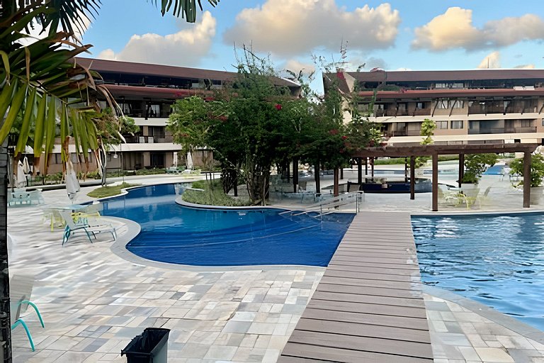 Paraíso em Muro Alto Oka Beach Residence - Flat