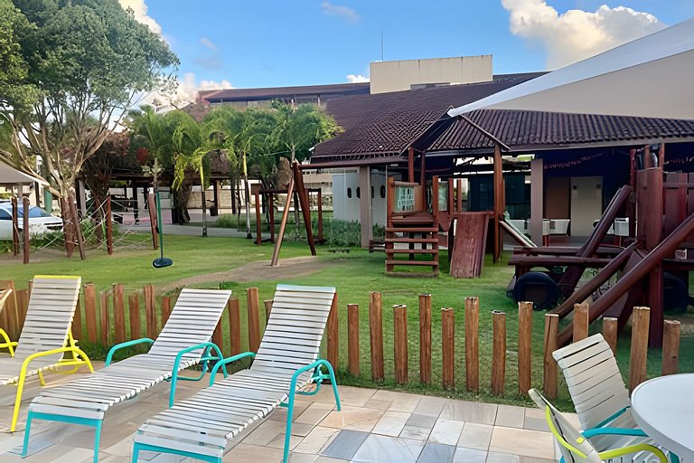 Paraíso em Muro Alto Oka Beach Residence - Flat