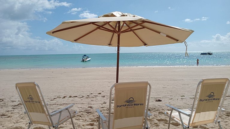 Pé na areia Portal dos Mares Tamandaré