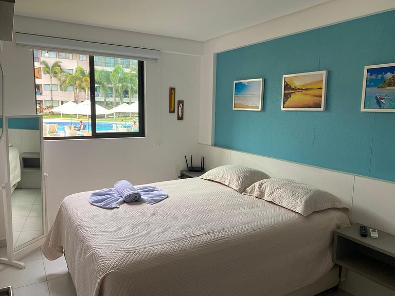 Apto deck Privativo e Churrasqueira em Muro Alto