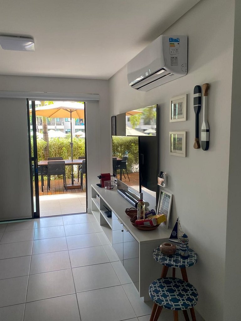 Apto deck Privativo e Churrasqueira em Muro Alto