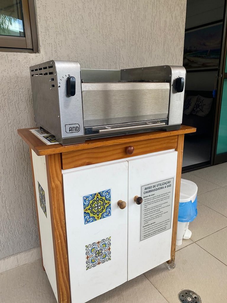 Apto deck Privativo e Churrasqueira em Muro Alto