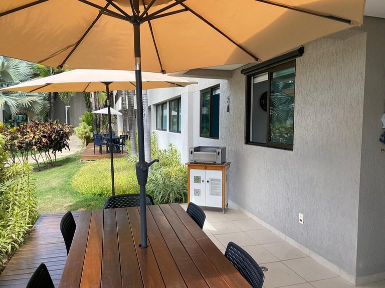 Apto deck Privativo e Churrasqueira em Muro Alto