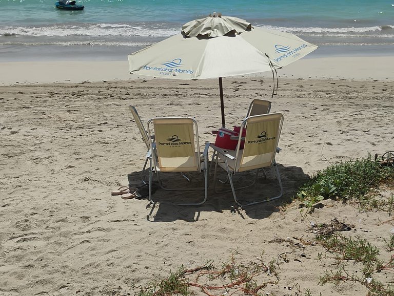 Pé na areia Portal dos Mares Tamandaré