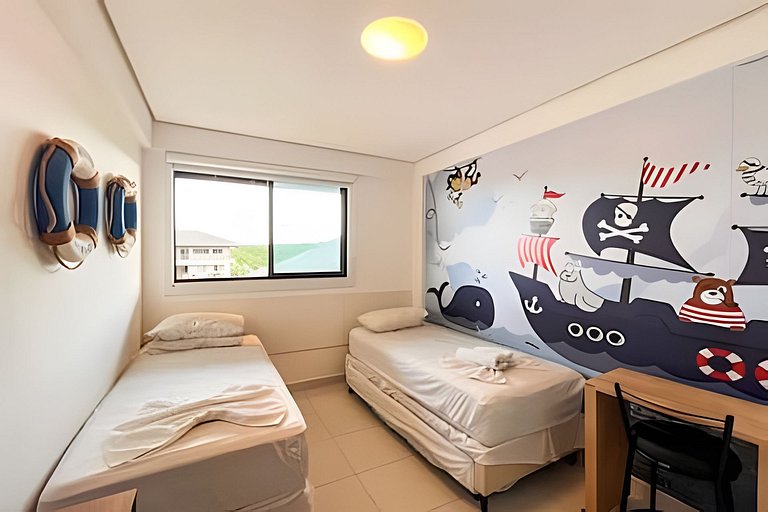 Apartamento Familiar Beira Mar Muro Alto