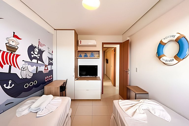 Apartamento Familiar Beira Mar Muro Alto