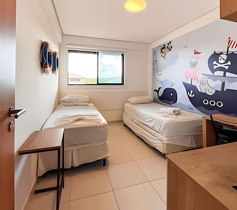 Apartamento Familiar Beira Mar Muro Alto