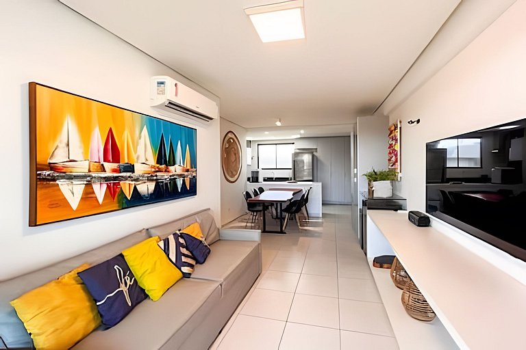 Apartamento Familiar Beira Mar Muro Alto