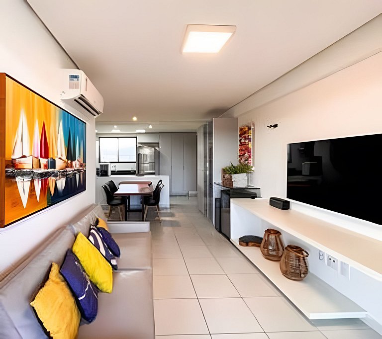 Apartamento Familiar Beira Mar Muro Alto