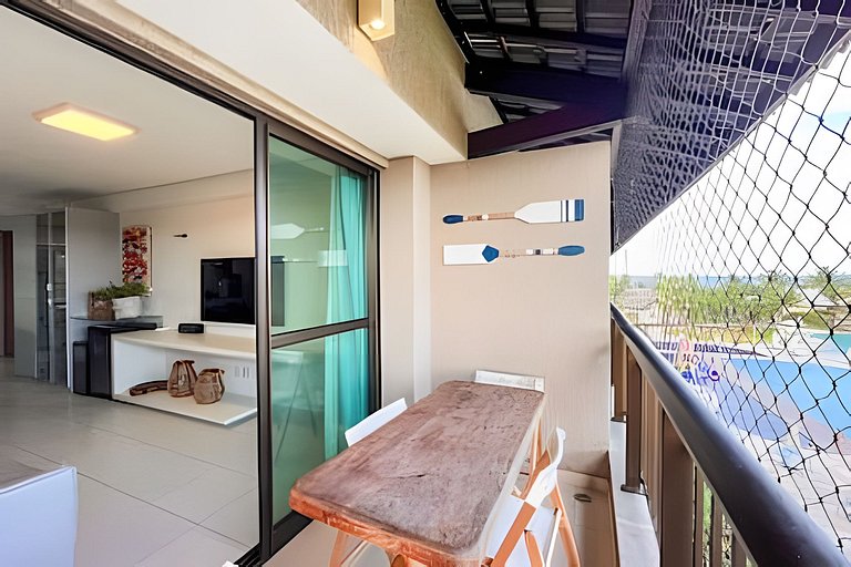 Apartamento Familiar Beira Mar Muro Alto